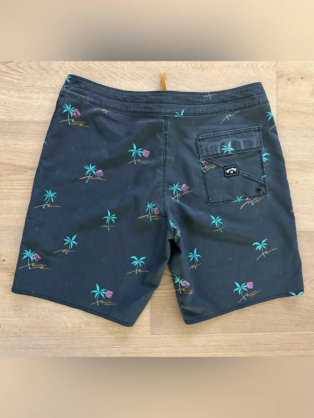 Billabong Recycler Sundays Pro Palm Tree Boardshorts Size 33
